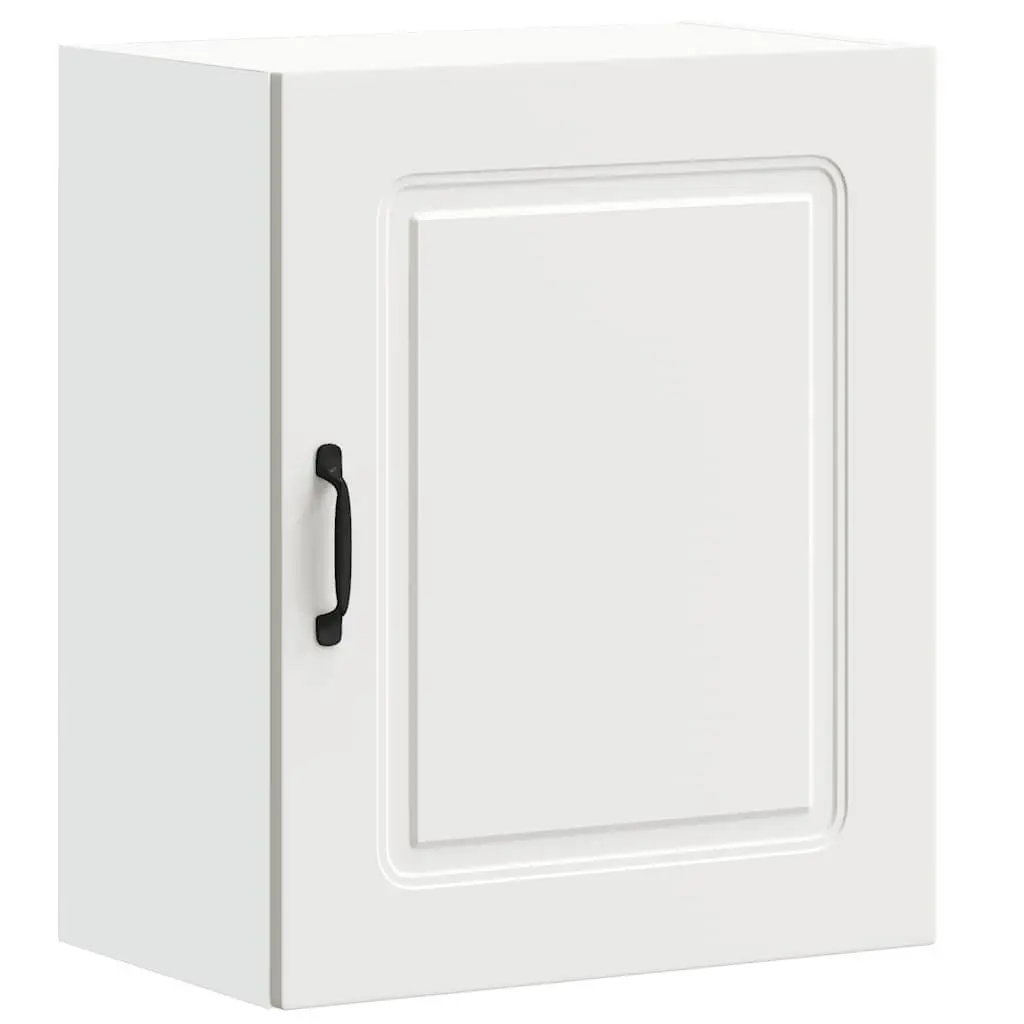 Kitchen Wall Cabinets Storage Cabinet 2 Piece White Engineered Wood