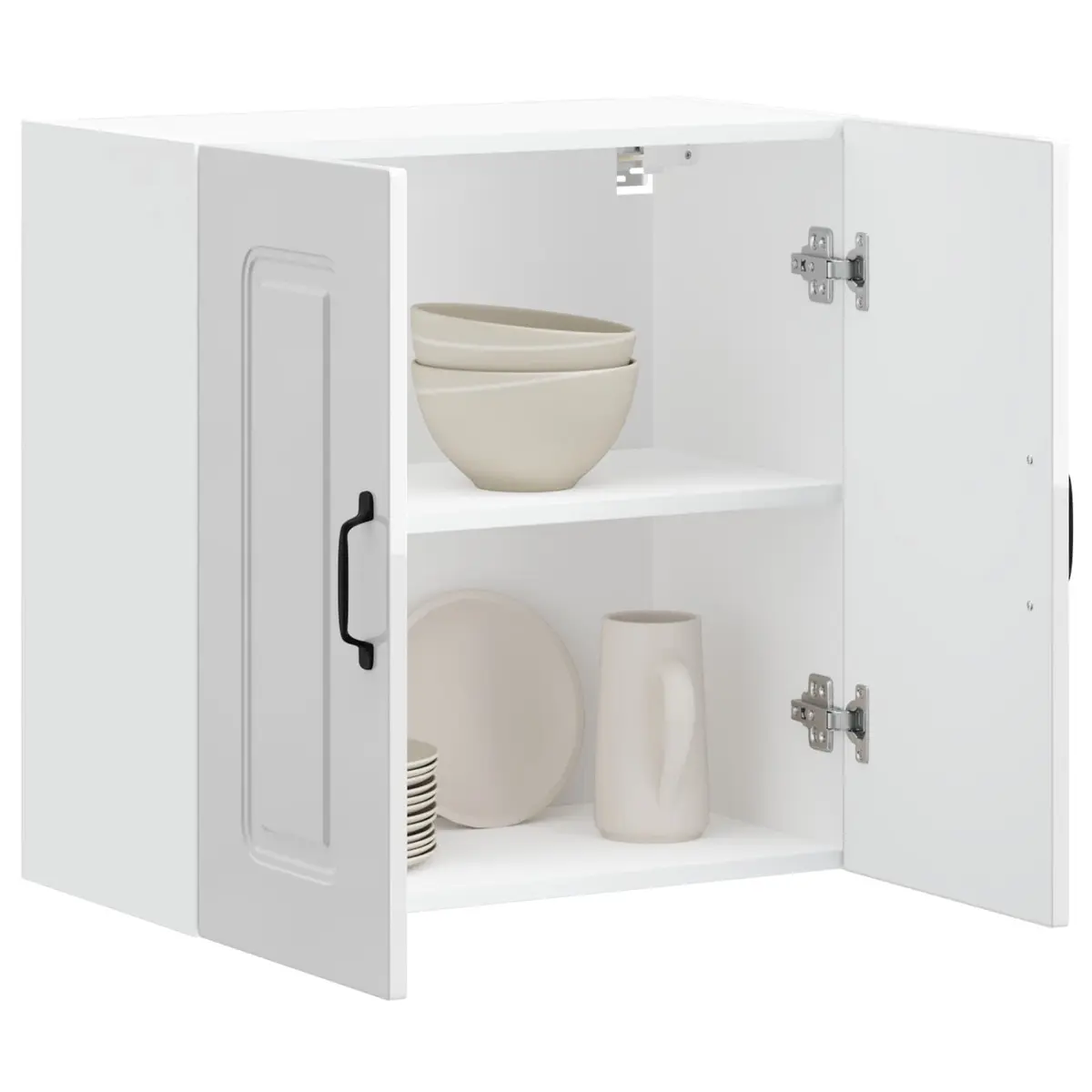 White Kitchen Cabinet with Ample Storage