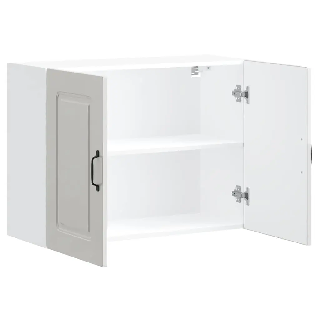 High Gloss White Wall Cabinet for Storage Needs
