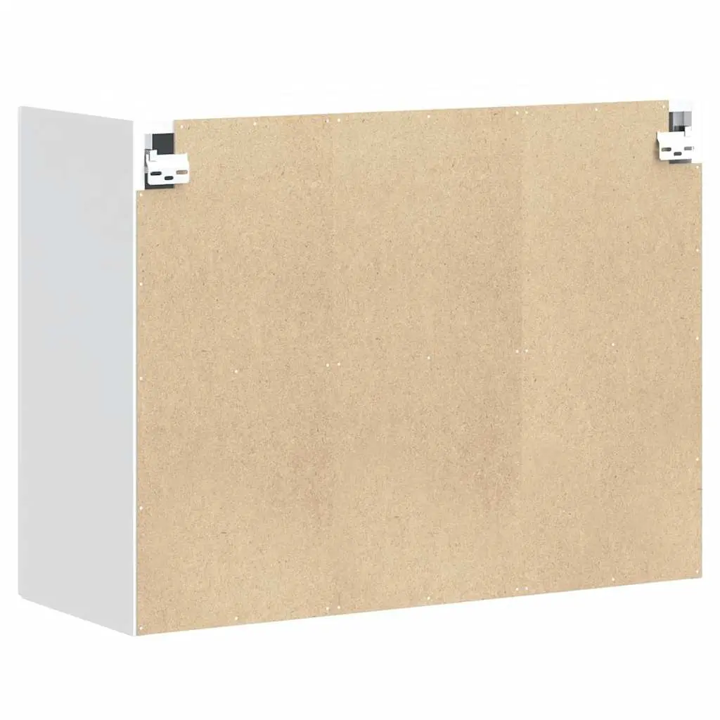 High Gloss White Wall Cabinet for Storage Needs