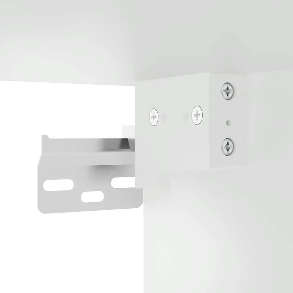 High Gloss White Wall Cabinet for Storage Needs