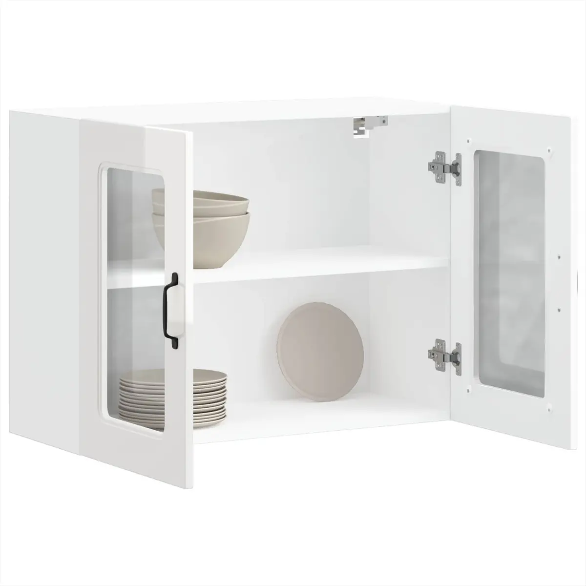 Kitchen Wall Cabinet with Glass Door