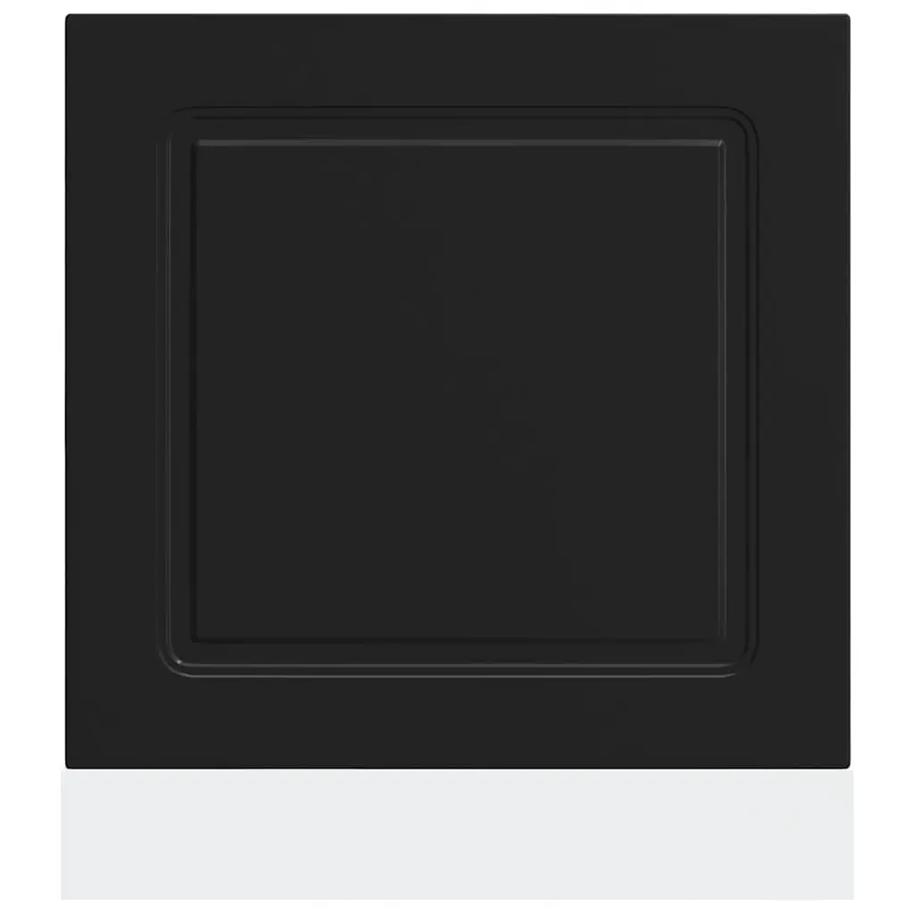 Black Dishwasher Front Panel, 60x1.5x57cm