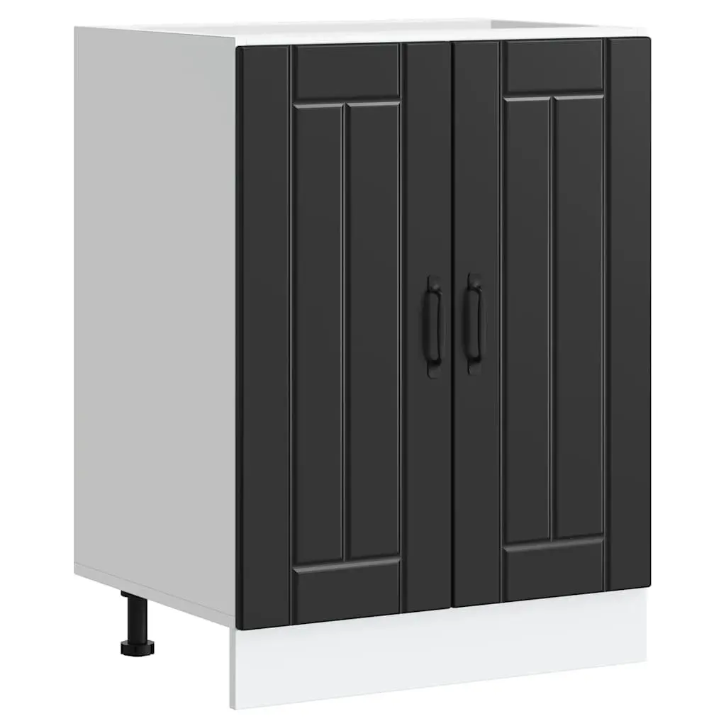 Black Sink Base Cabinet for Kitchen Storage