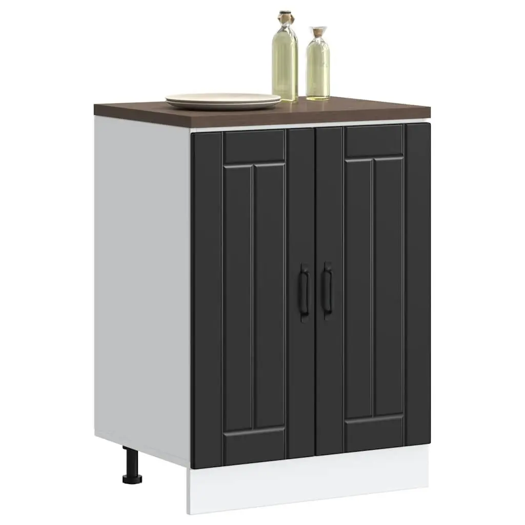 Black Sink Base Cabinet for Kitchen Storage