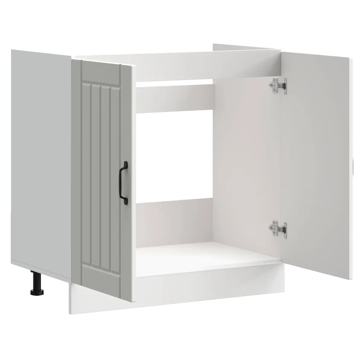 White Engineered Wood Sink Base Cabinet
