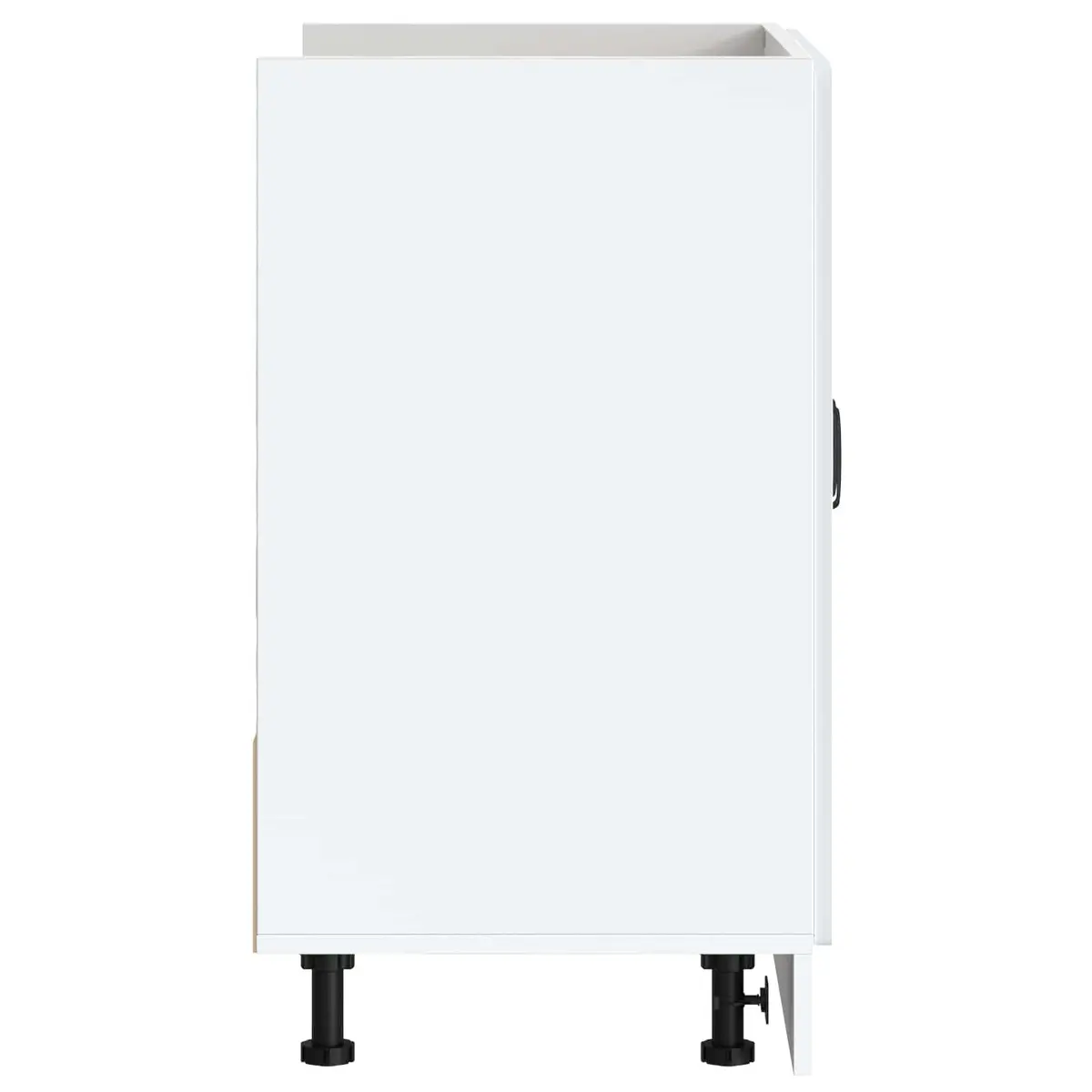 White Engineered Wood Sink Base Cabinet