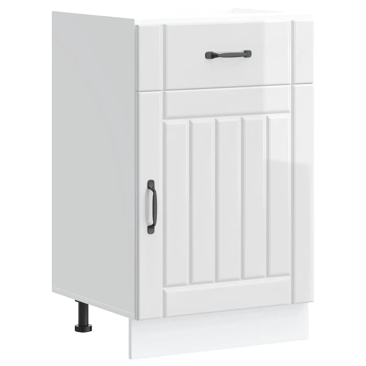 High Gloss Kitchen Base Cabinet with Storage Options
