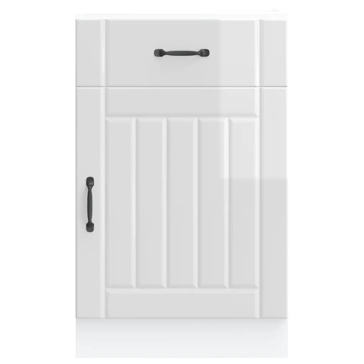 High Gloss Kitchen Base Cabinet with Storage Options