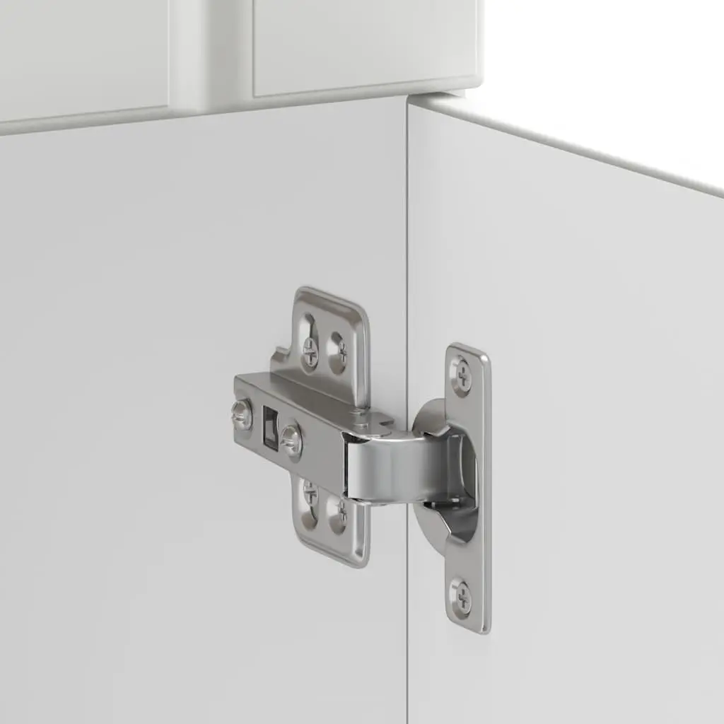 White Engineered Wood Kitchen Cupboard