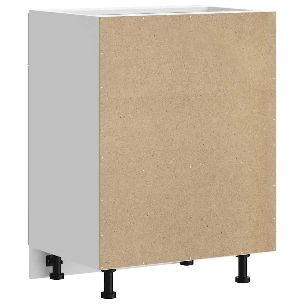 High Gloss White Kitchen Sink Base Cabinet