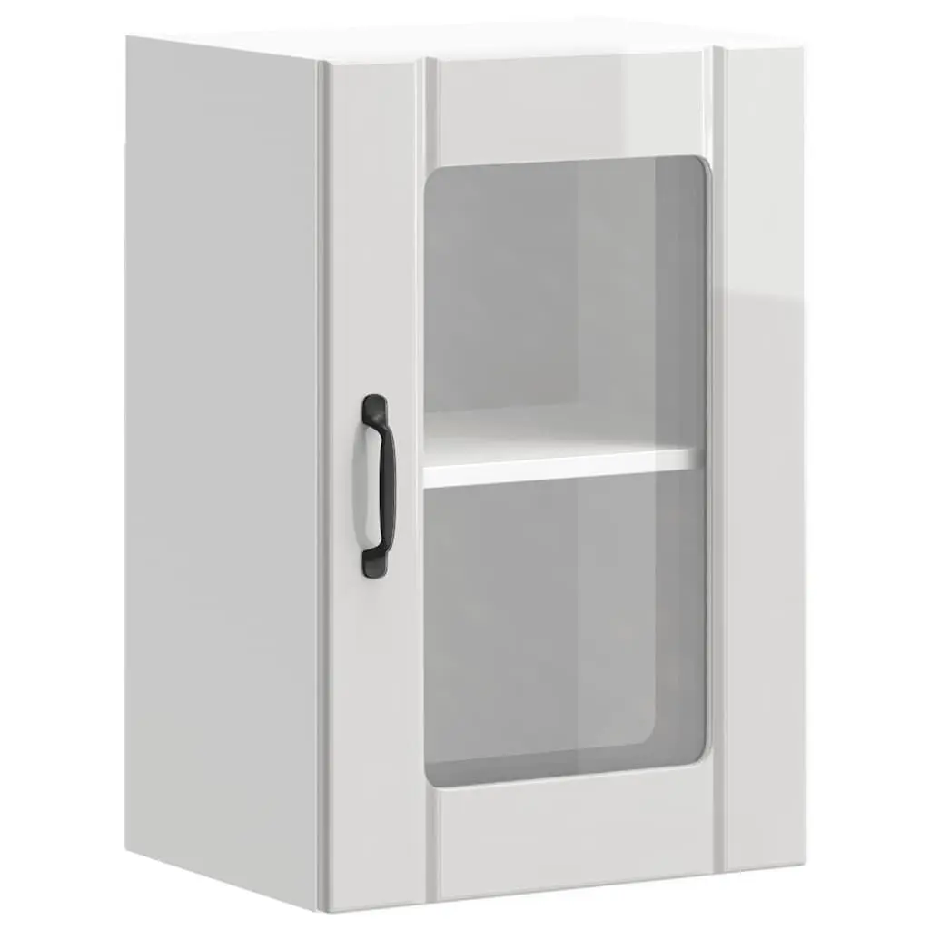Wall-Mounted Kitchen Cabinet with High Gloss Finish