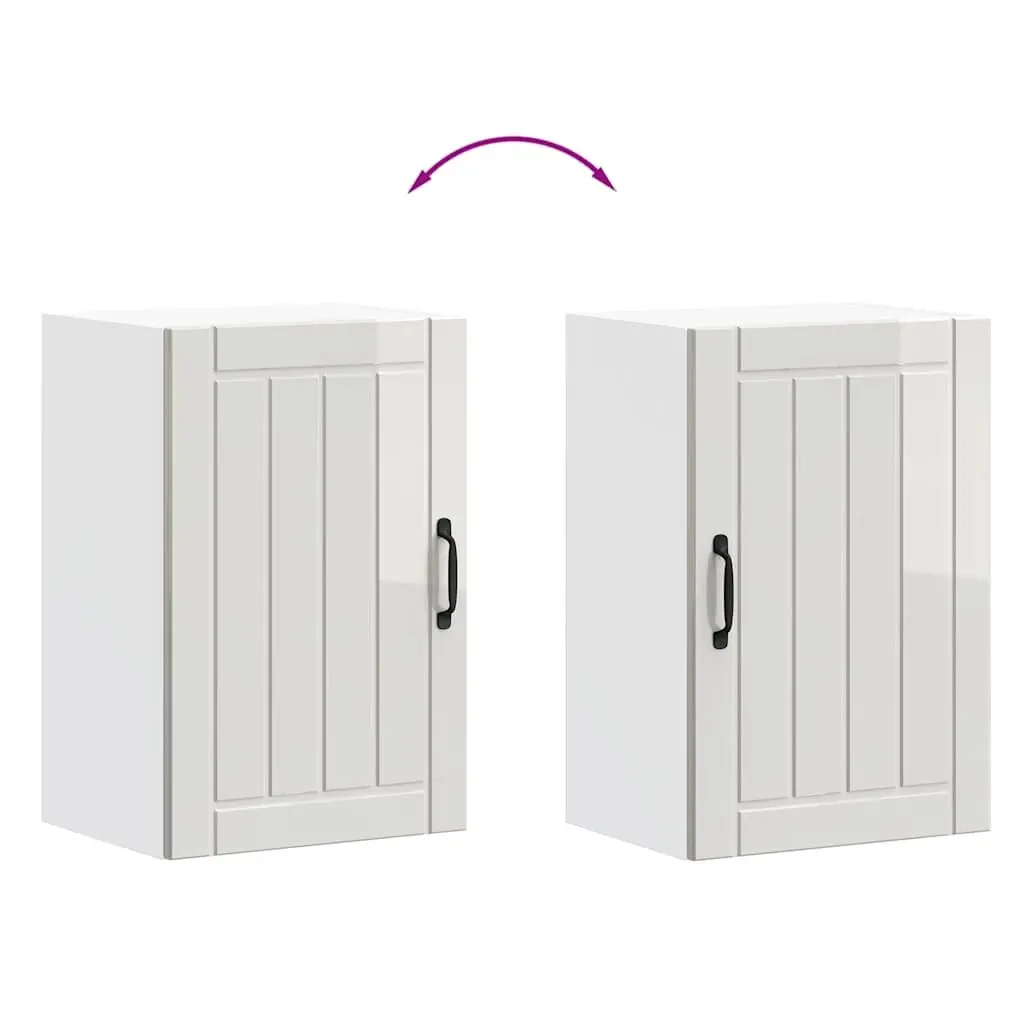 White Kitchen Wall Cabinet for Smart Storage