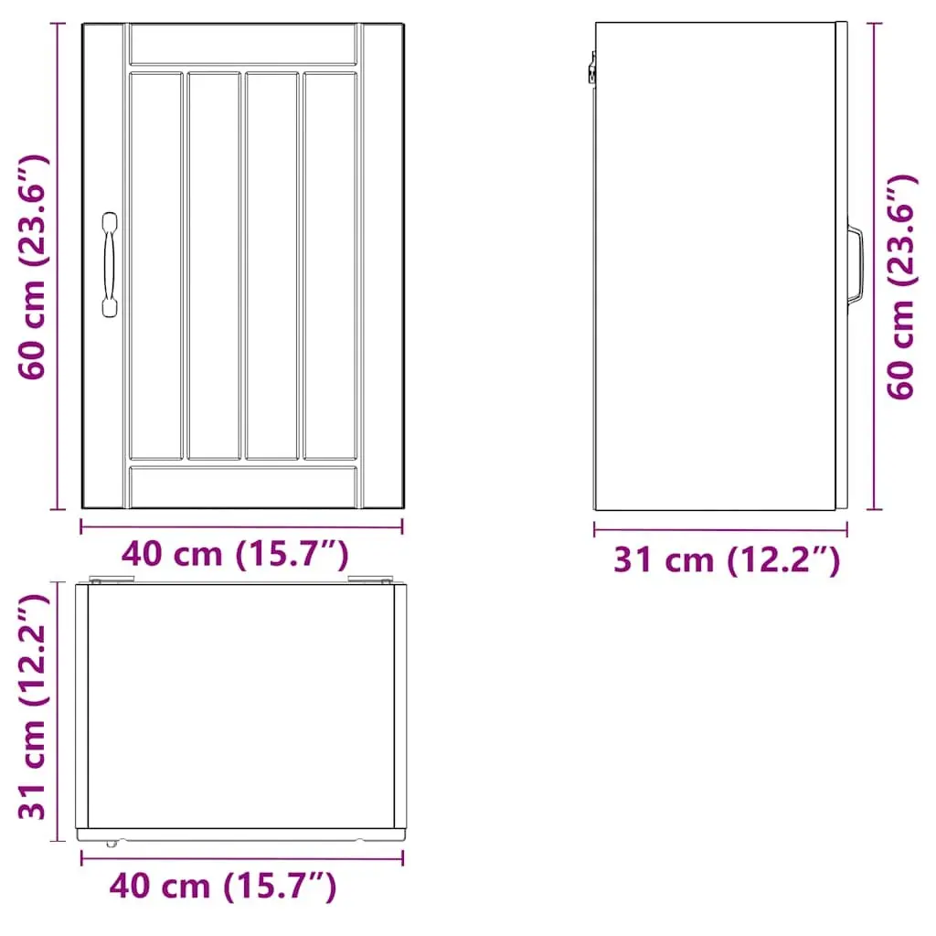 White Kitchen Wall Cabinet for Smart Storage