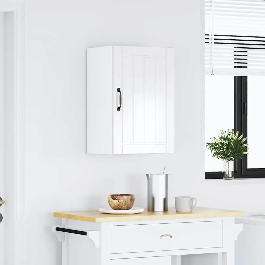 White Kitchen Wall Cabinet for Smart Storage