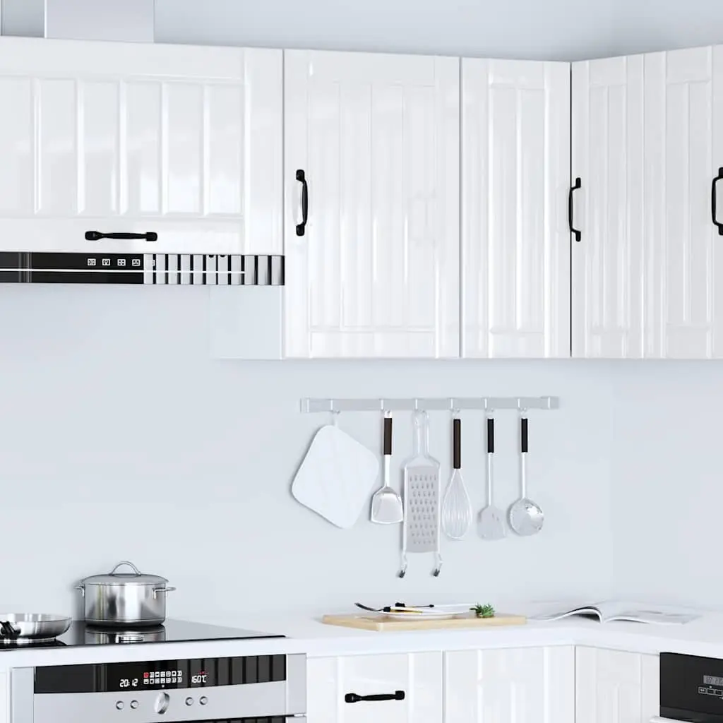 White Kitchen Wall Cabinet for Smart Storage
