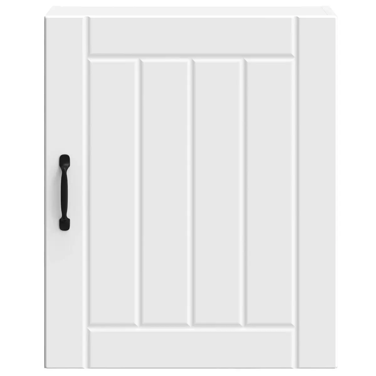 White Engineered Wood Wall Cabinets, 2 pcs