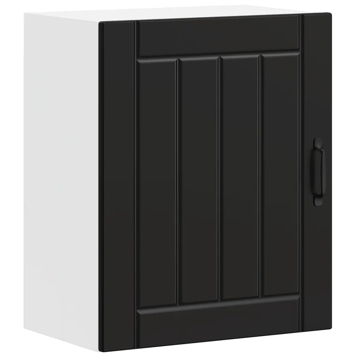 Black Engineered Wood Kitchen Organizer