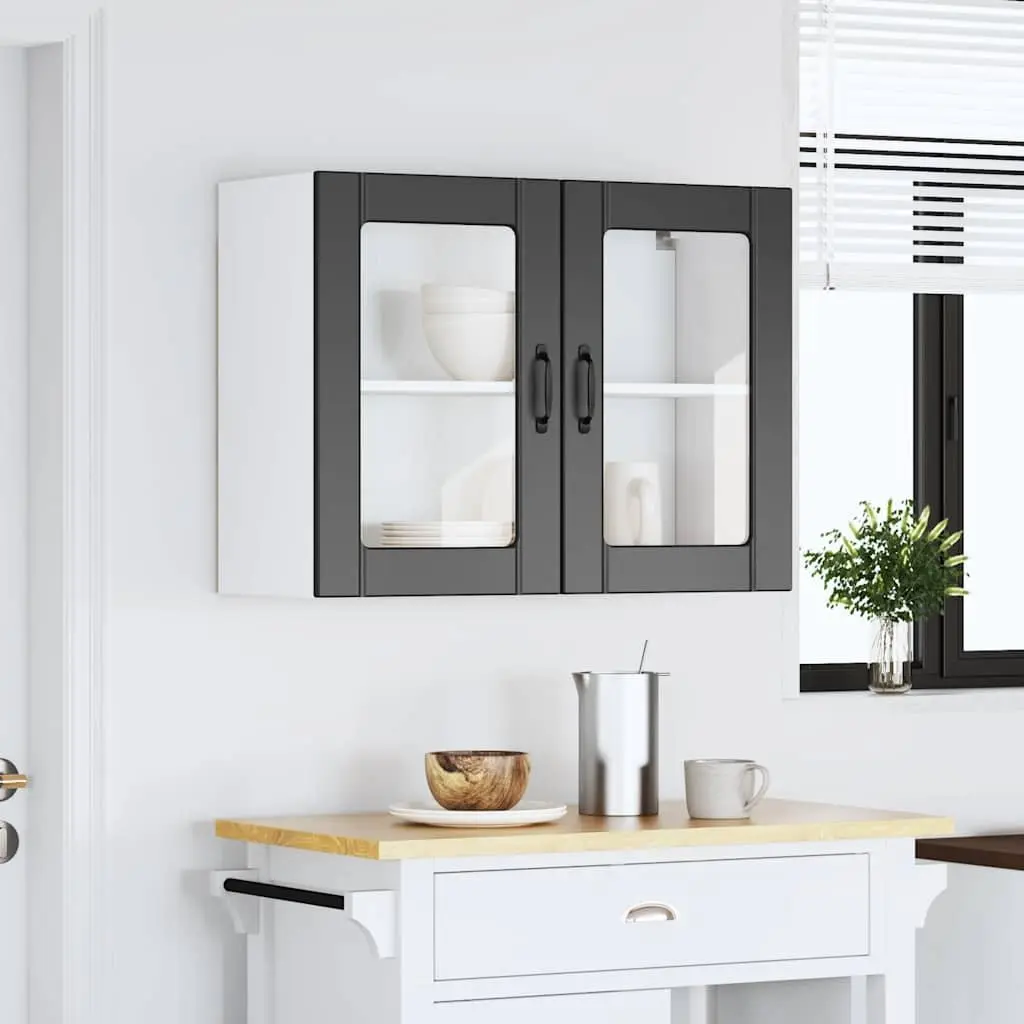 Black Kitchen Wall Cabinet