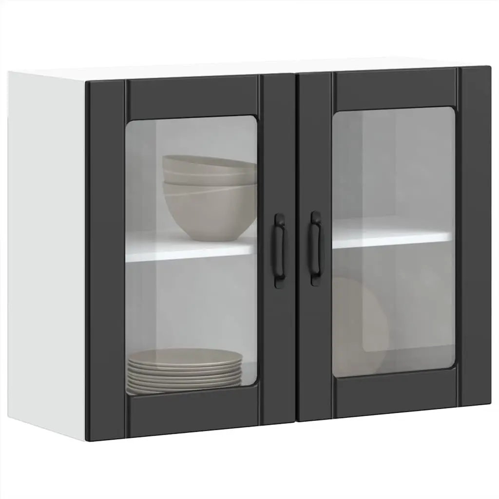 Black Kitchen Wall Cabinet