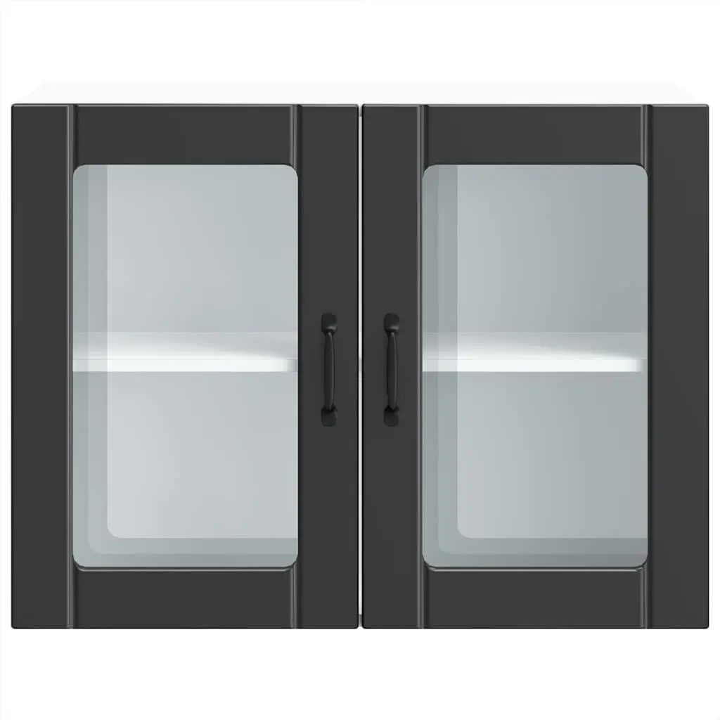 Black Kitchen Wall Cabinet