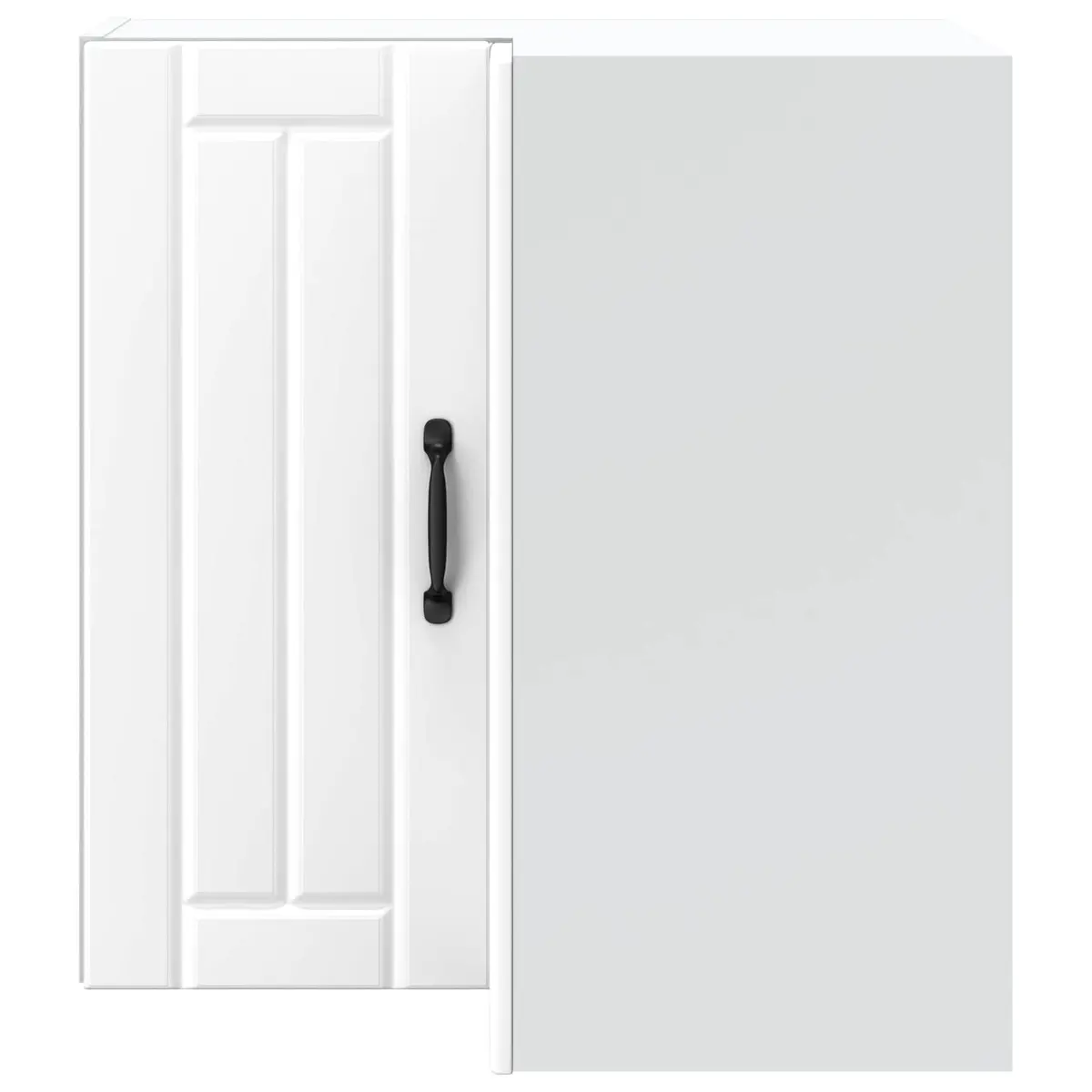 Kitchen Wall Corner Cabinet White Storage Cupboard Engineered Wood Organization