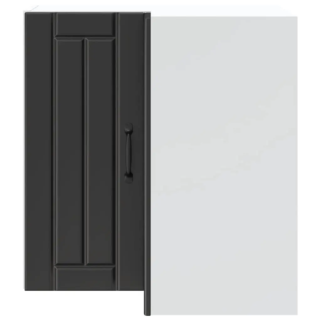 Black Kitchen Wall Corner Cabinet Storage