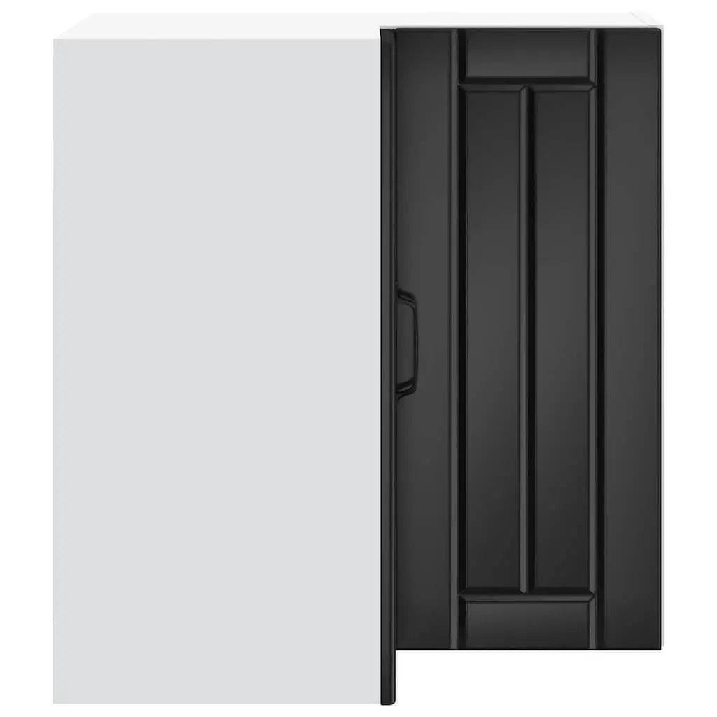 Black Kitchen Wall Corner Cabinet Storage
