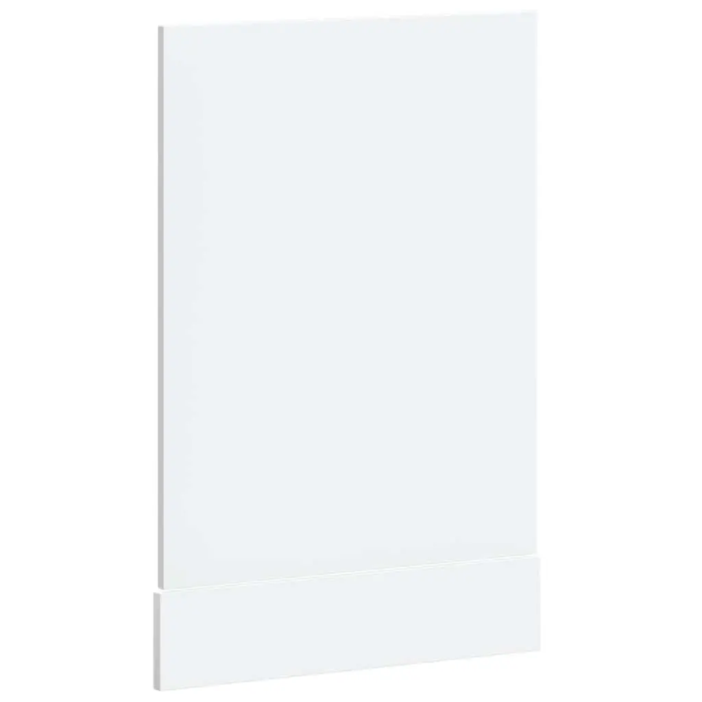 Dishwasher Panel White Engineered Wood Kitchen Cabinet Front Cover Protective
