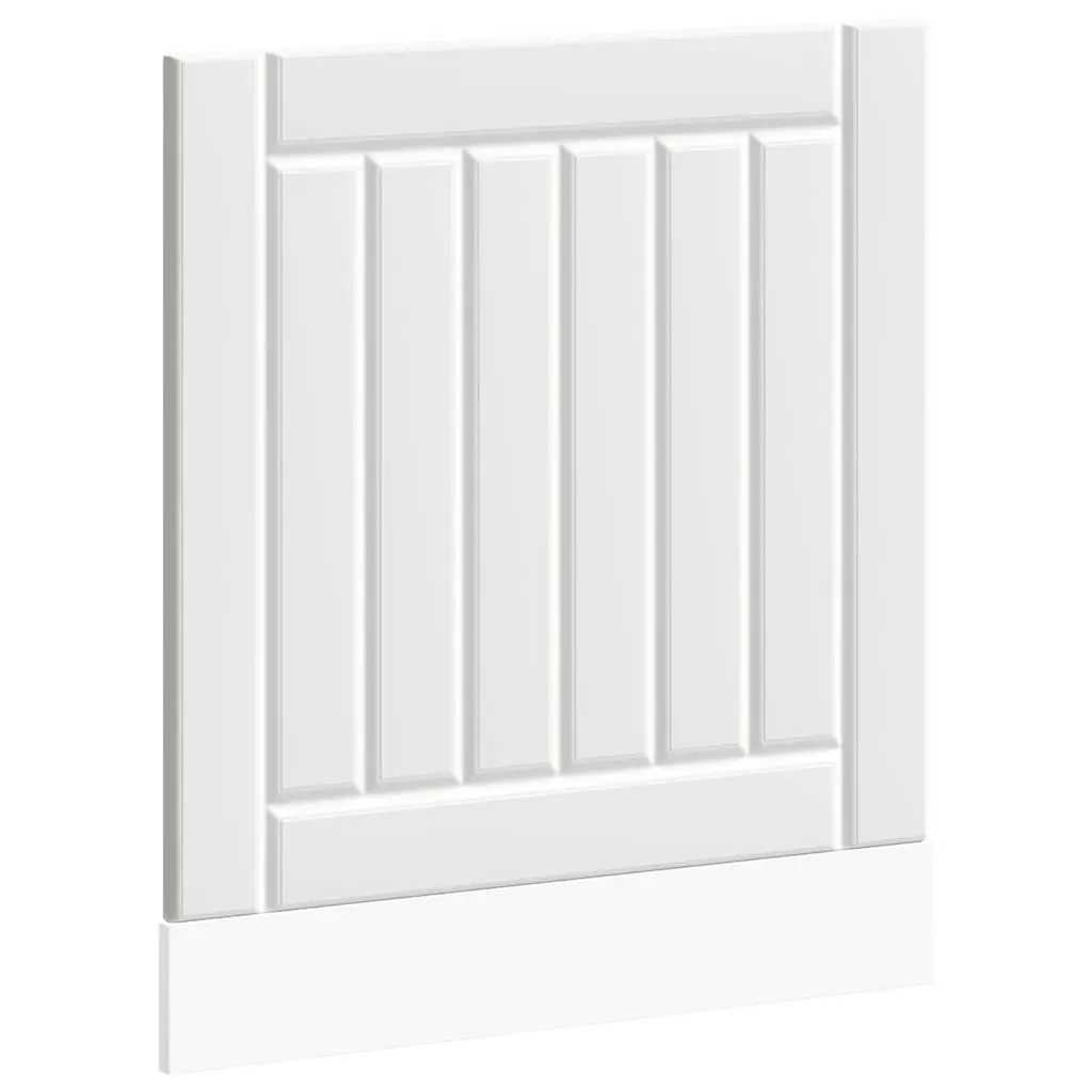 Engineered Wood Dishwasher Front Cover White Kitchen Panel