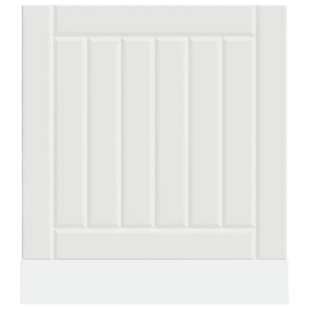 Engineered Wood Dishwasher Front Cover White Kitchen Panel