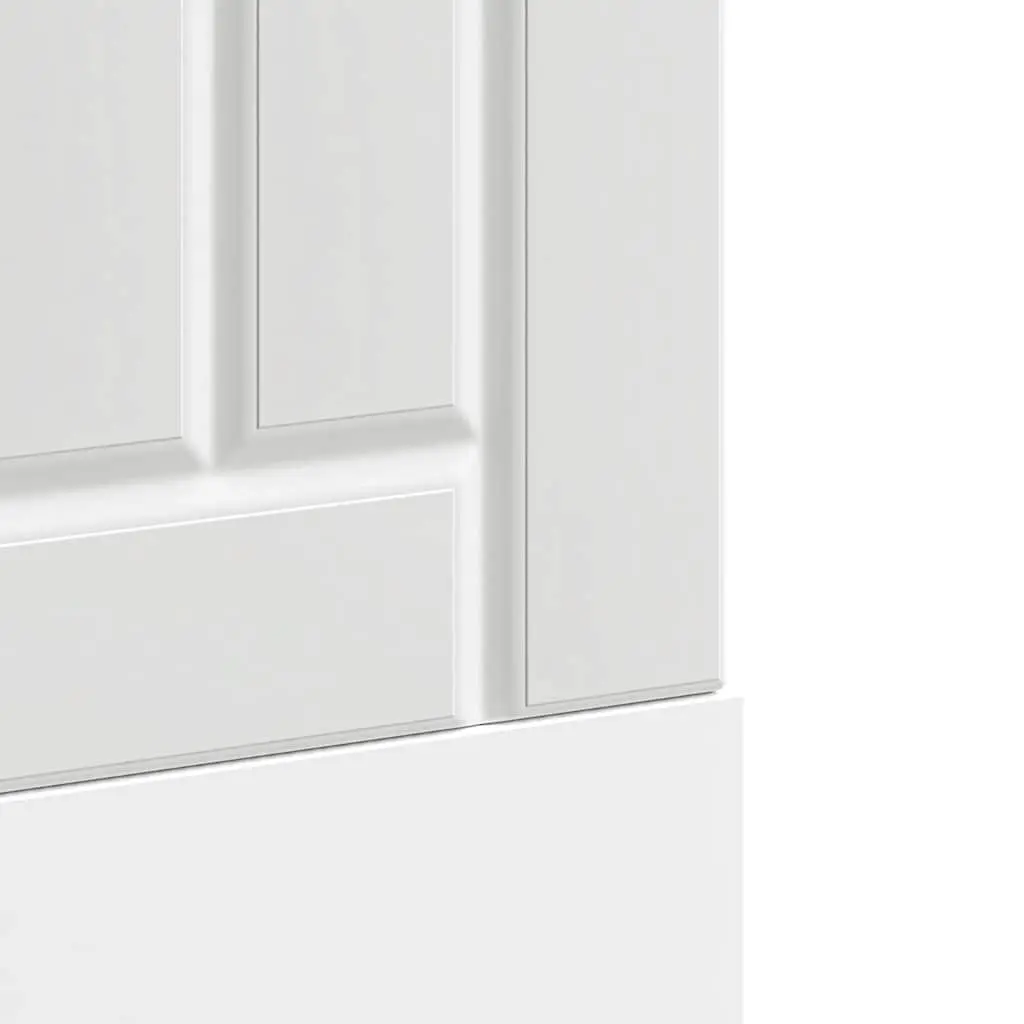 Engineered Wood Dishwasher Front Cover White Kitchen Panel