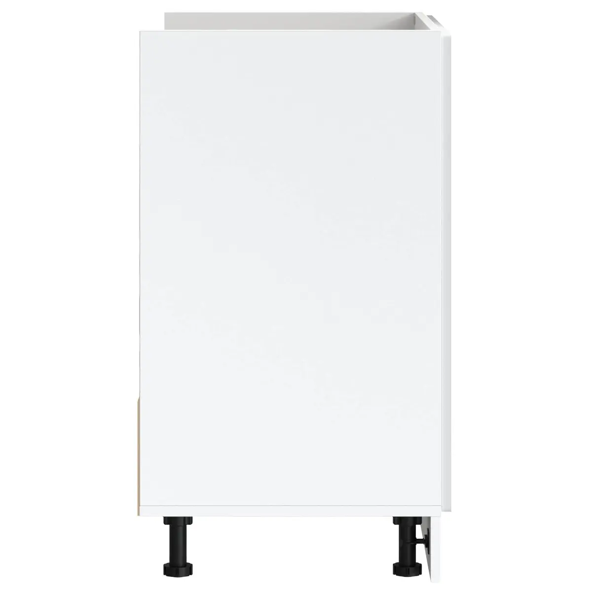 Sink Base Cabinet Kitchen Storage 80W x 46D x 81.5H cm White Engineered Wood