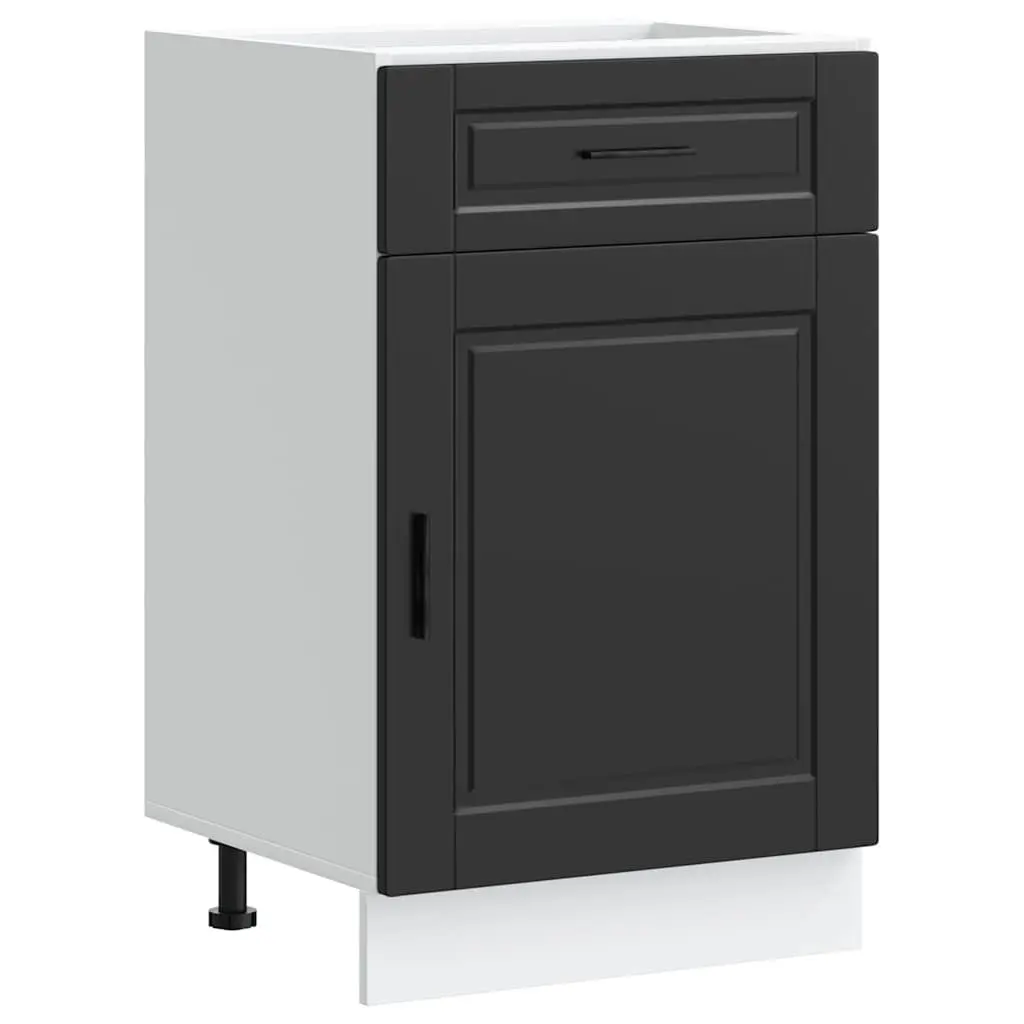 Black Kitchen Base Cabinet with Storage Space