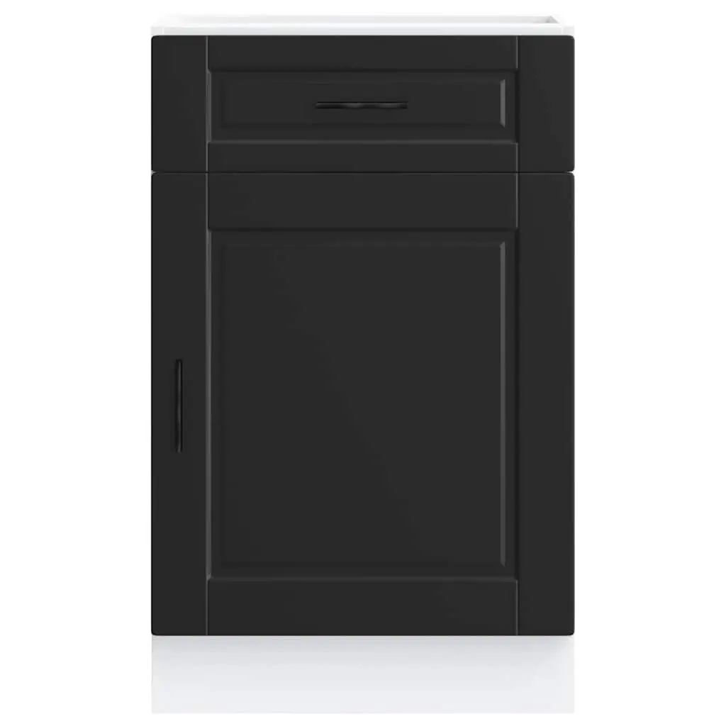 Black Kitchen Base Cabinet with Storage Space