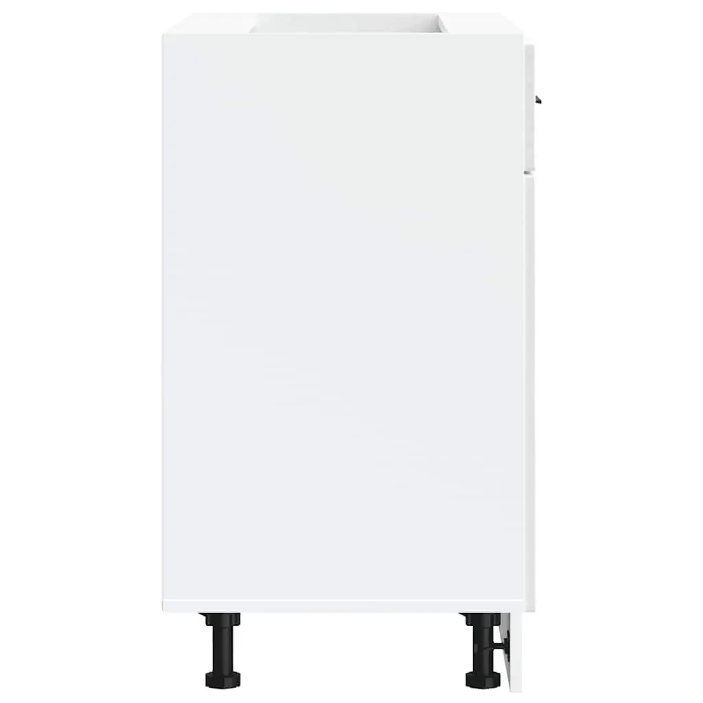 White High Gloss Engineered Wood Base Cabinet