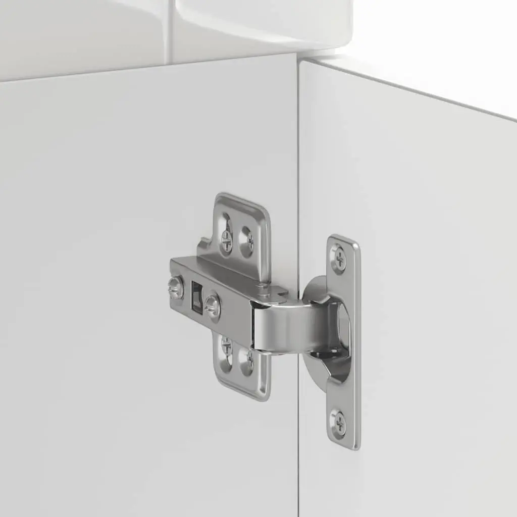 White High Gloss Engineered Wood Base Cabinet