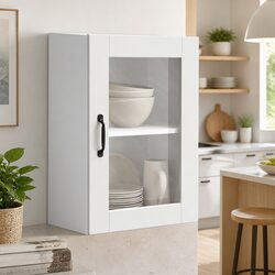 Value-Driven Kitchen Wall Cabinet with Glass Door
