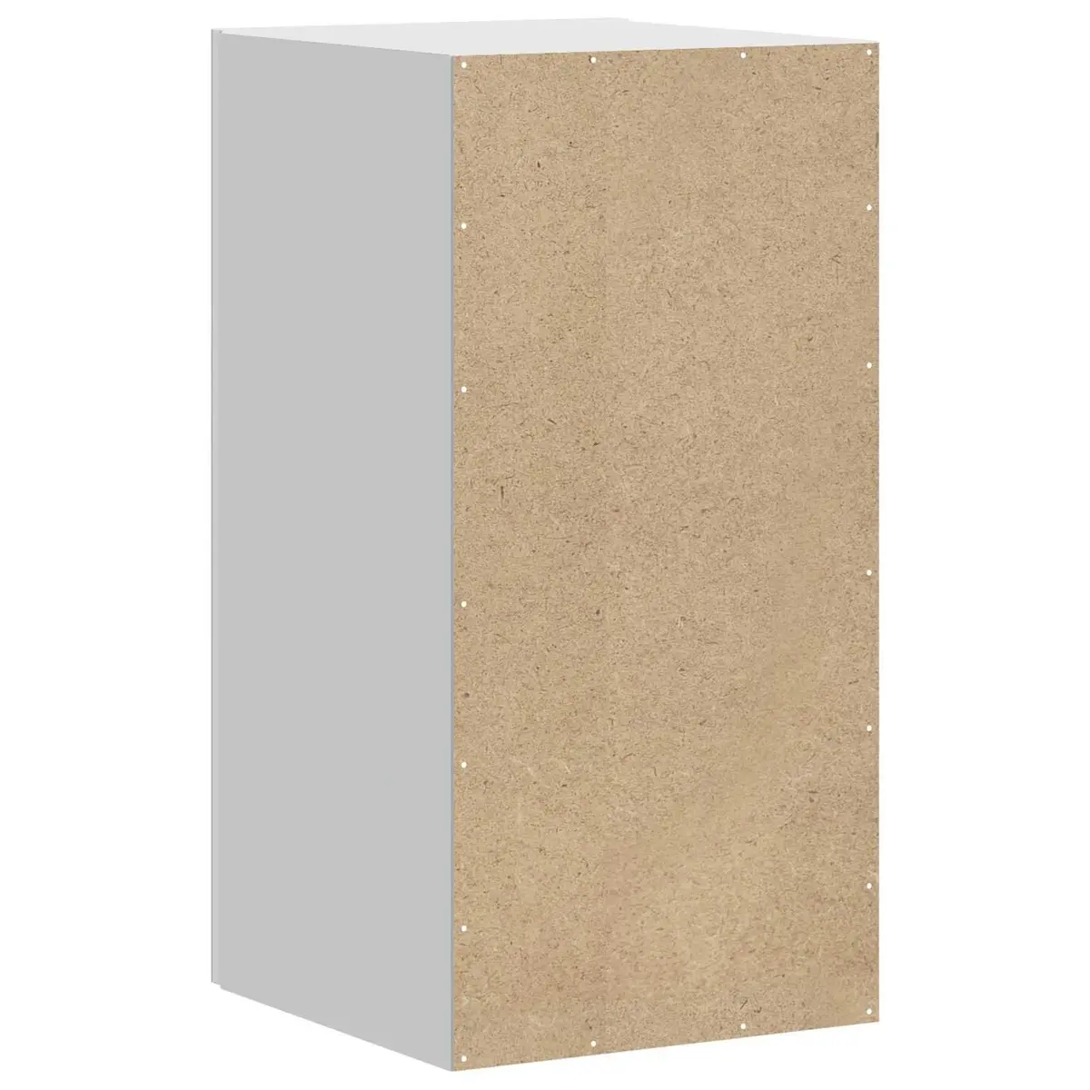Wall Mounted Cabinet Kitchen Storage Organizer White Engineered Wood