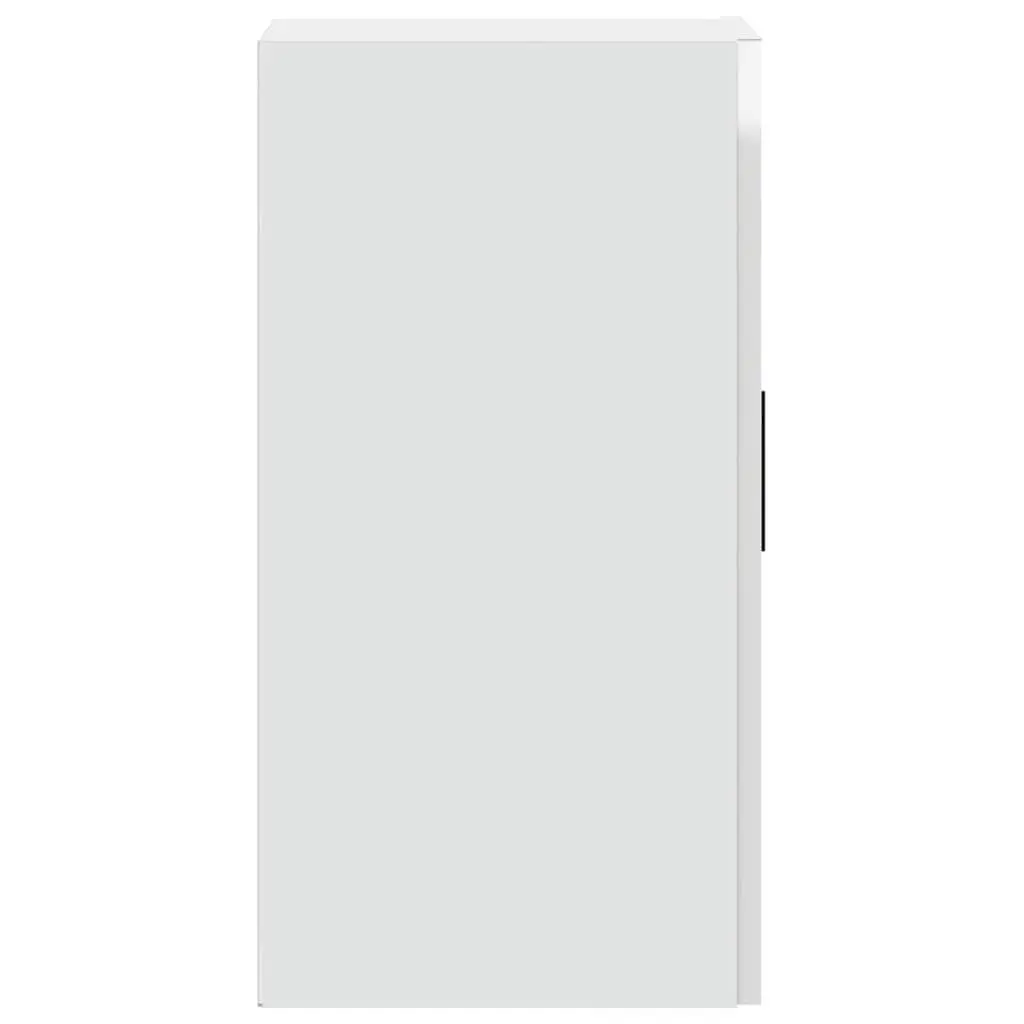 Kitchen Cabinet Wall-Mounted Storage Cupboard White High Gloss Engineered Wood