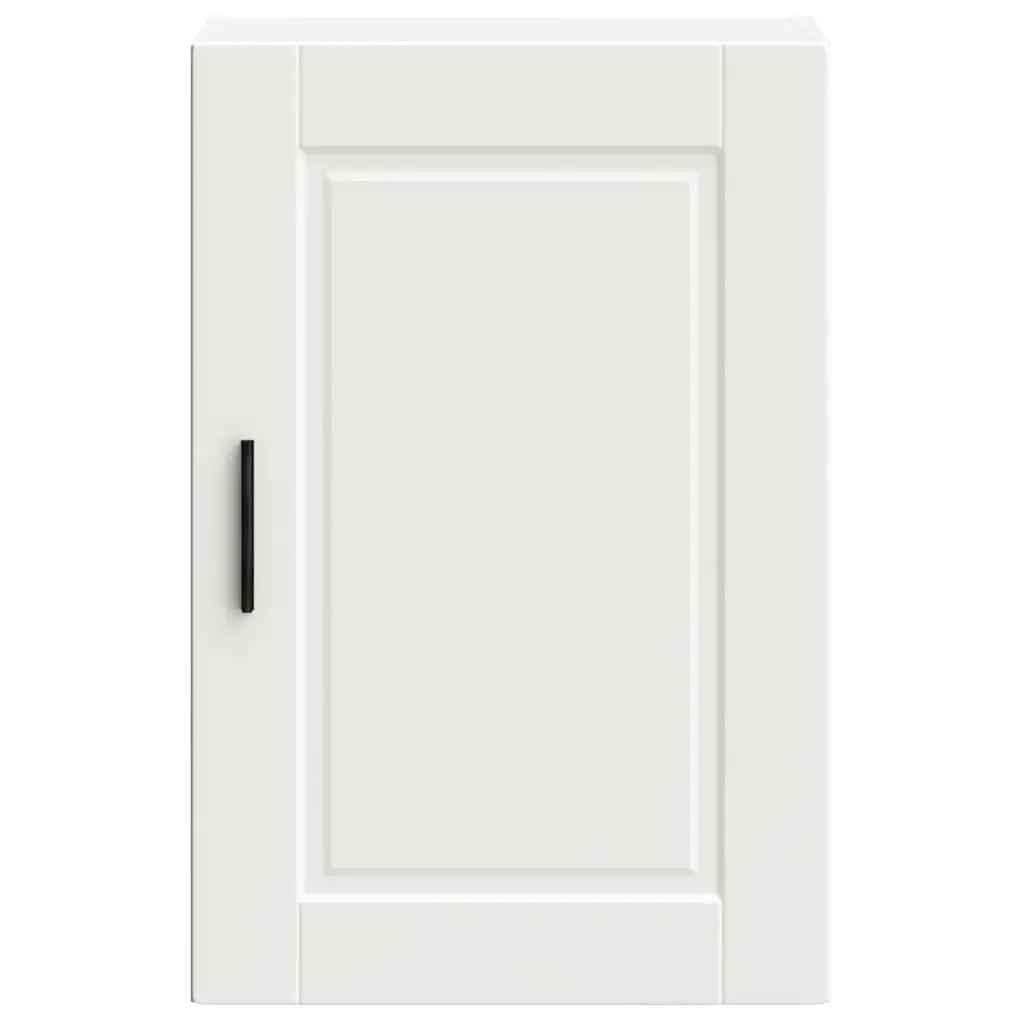 Kitchen Wall Cabinet White Engineered Wood Storage Cupboard Mounted Organiser