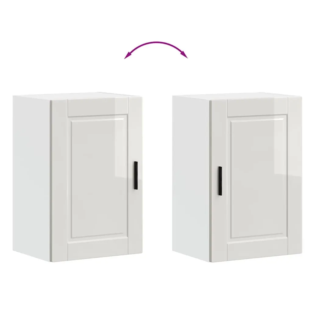 White High Gloss Kitchen Cabinet for Storage
