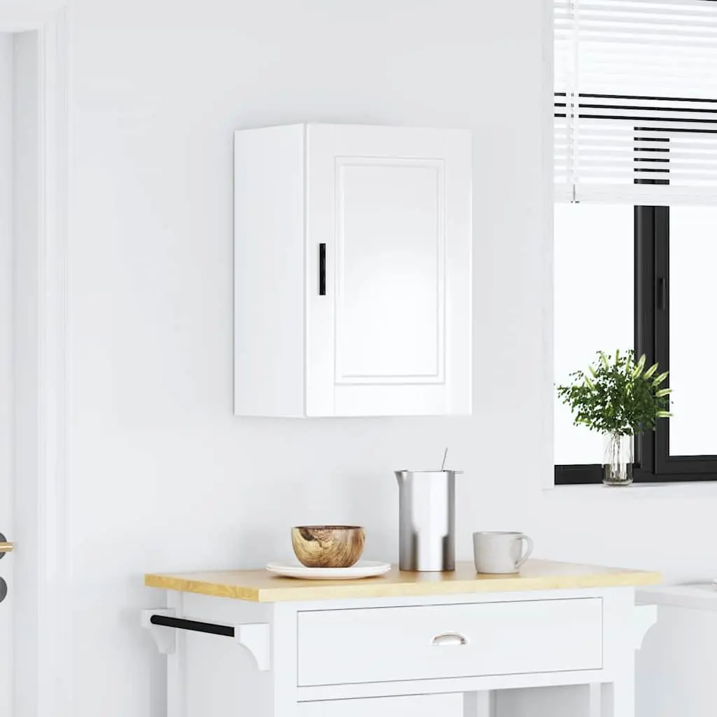 White High Gloss Kitchen Cabinet for Storage