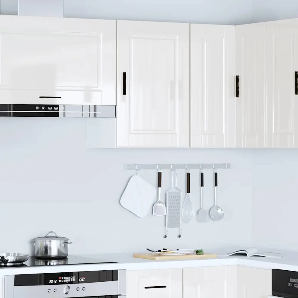 White High Gloss Kitchen Cabinet for Storage