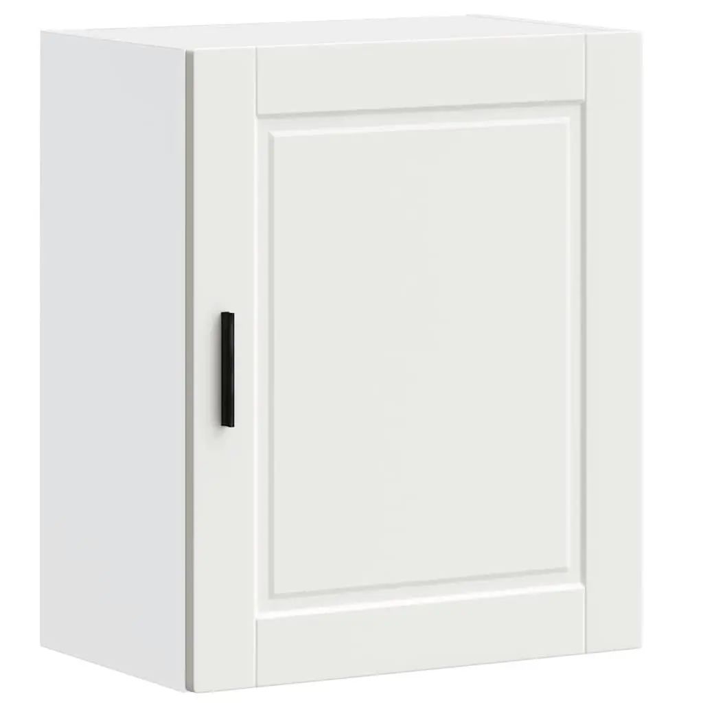 White Engineered Wood Wall Cabinet for Kitchen Needs