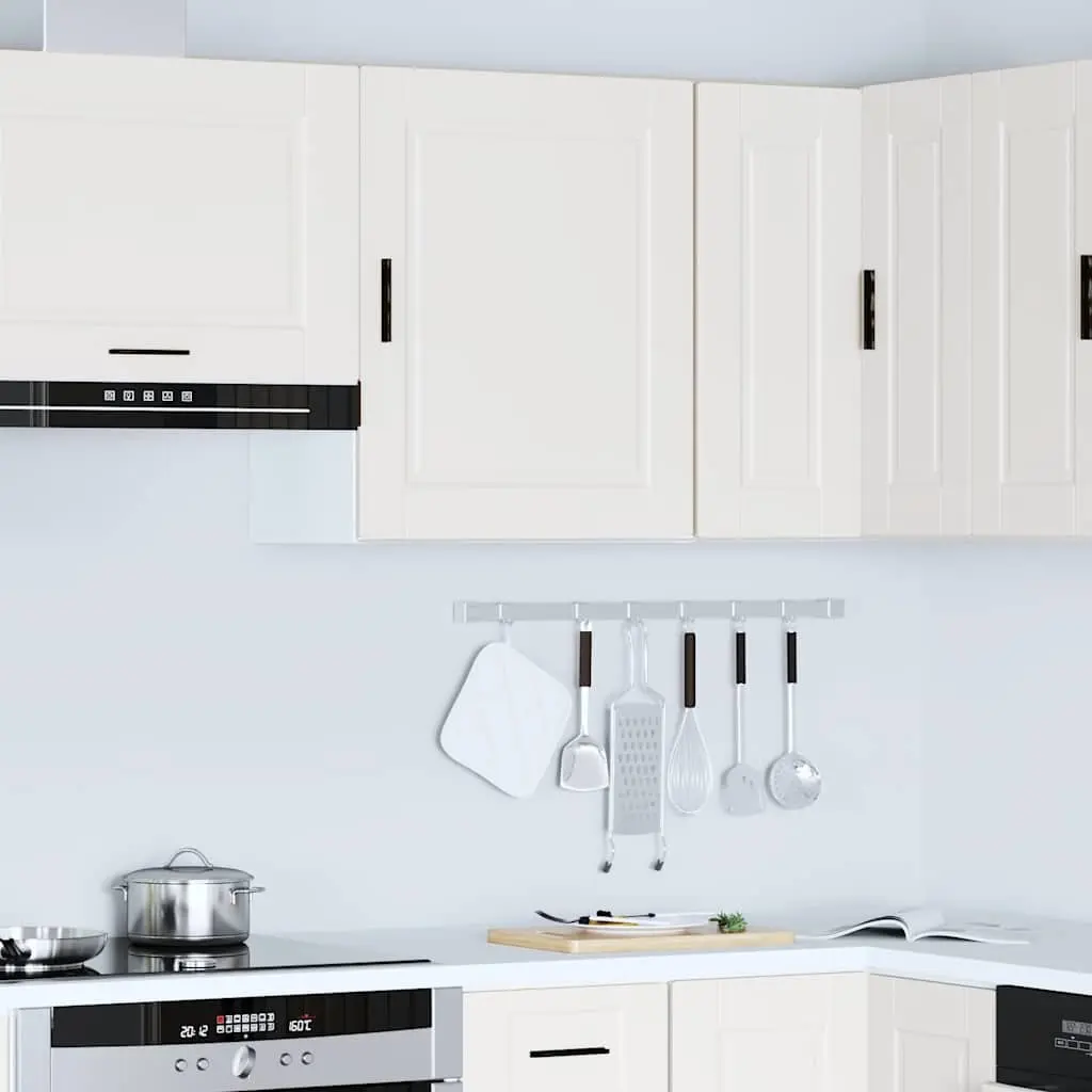White Engineered Wood Wall Cabinet for Kitchen Needs
