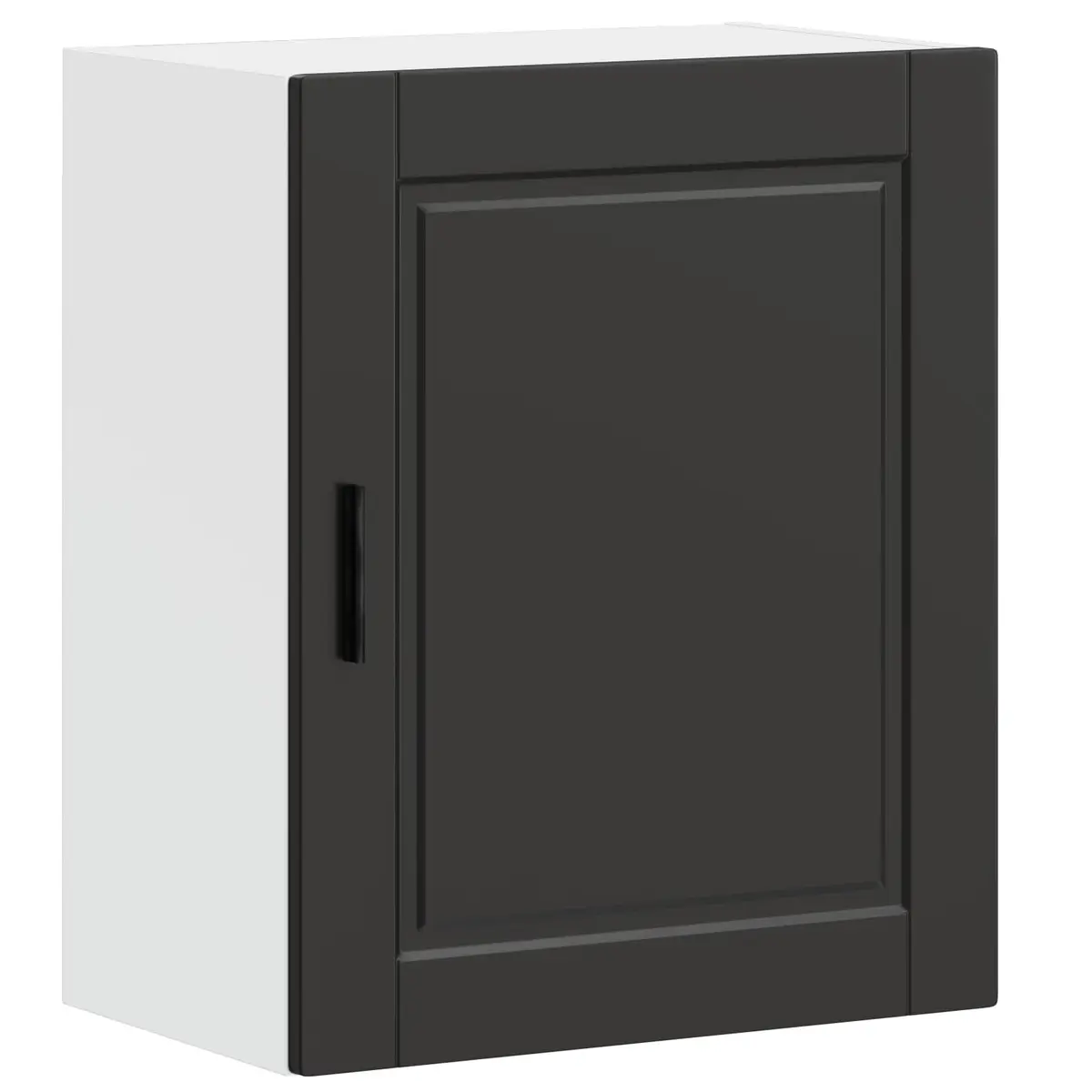 Wall Mounted Kitchen Cabinet Storage Cupboard with Door Engineered Wood White