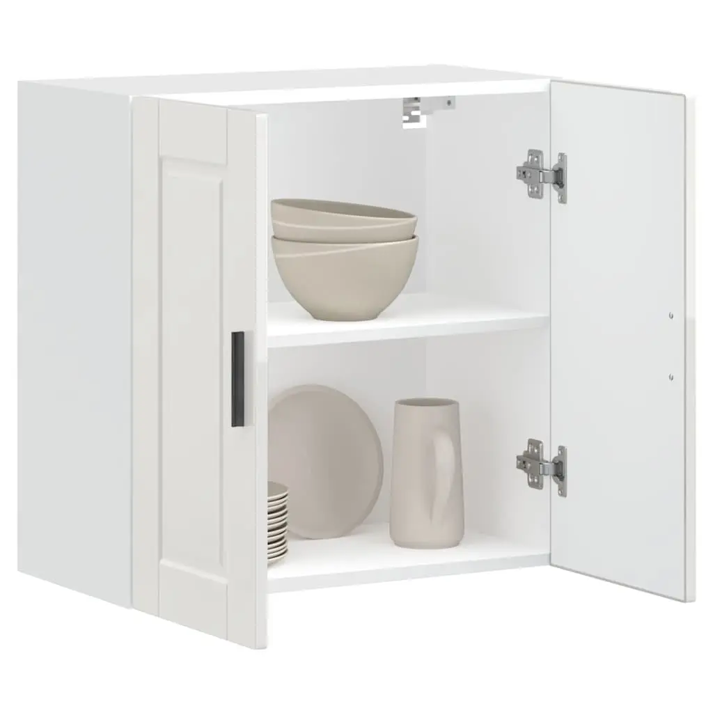 Kitchen Wall Cabinet Storage Cupboard White High Gloss Engineered Wood