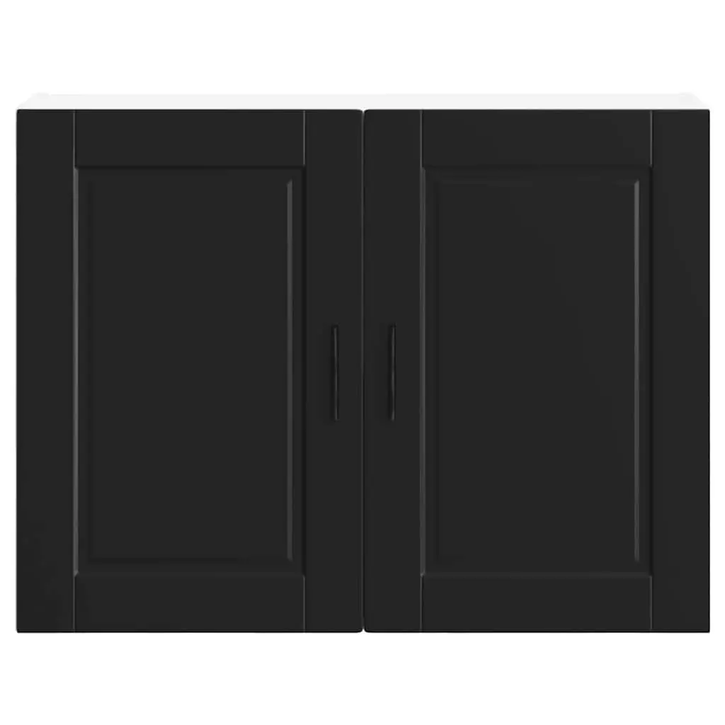 Kitchen Wall Cabinet with Black Finish