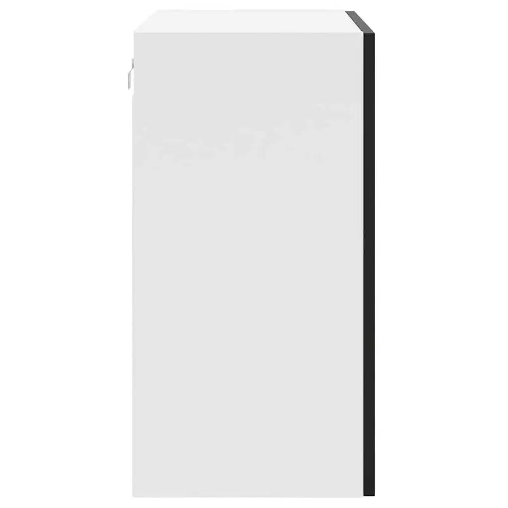 Kitchen Wall Cabinet with Black Finish